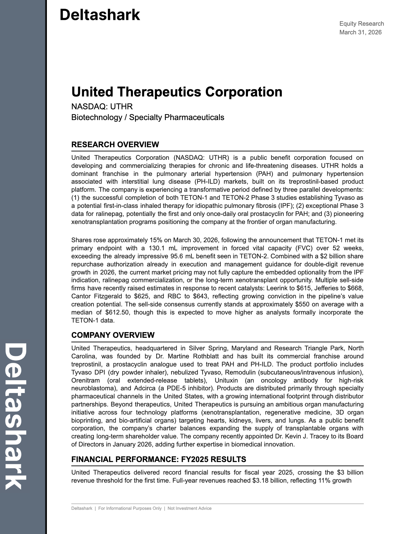 Deltashark research report